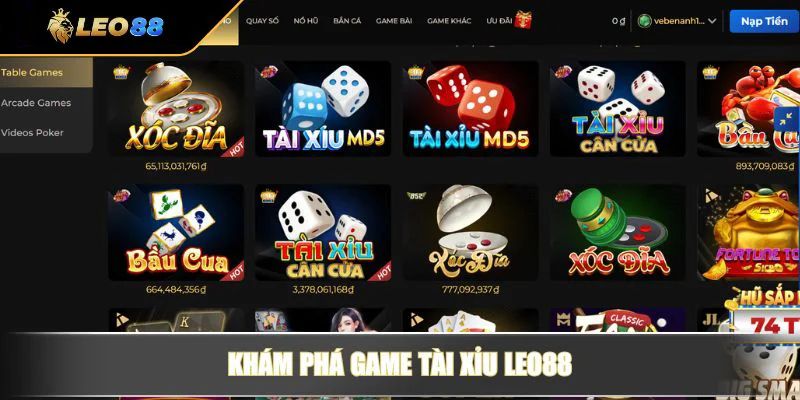 Chiến lược tài xỉu Leo88